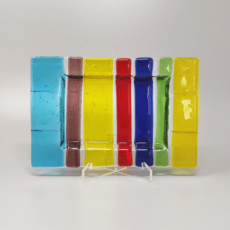 1960s Catchall or Tray By Dogi in Murano Glass. Made in Italy