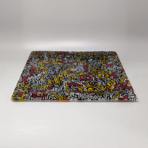1990s Gorgeous Pop Art Keith Haring Serving Tray by Café des Arts