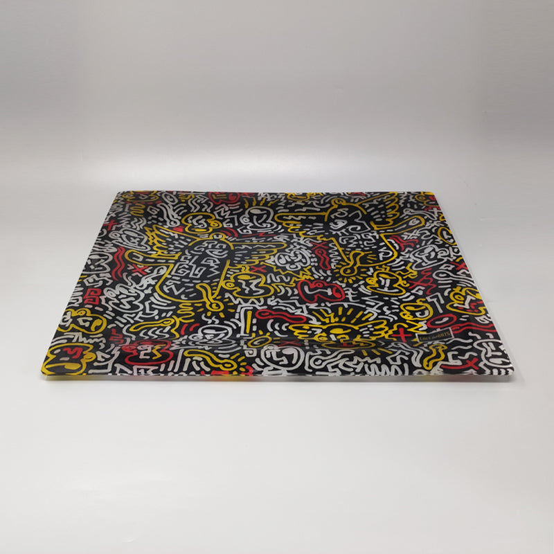 1990s Gorgeous Pop Art Keith Haring Serving Tray by Café des Arts