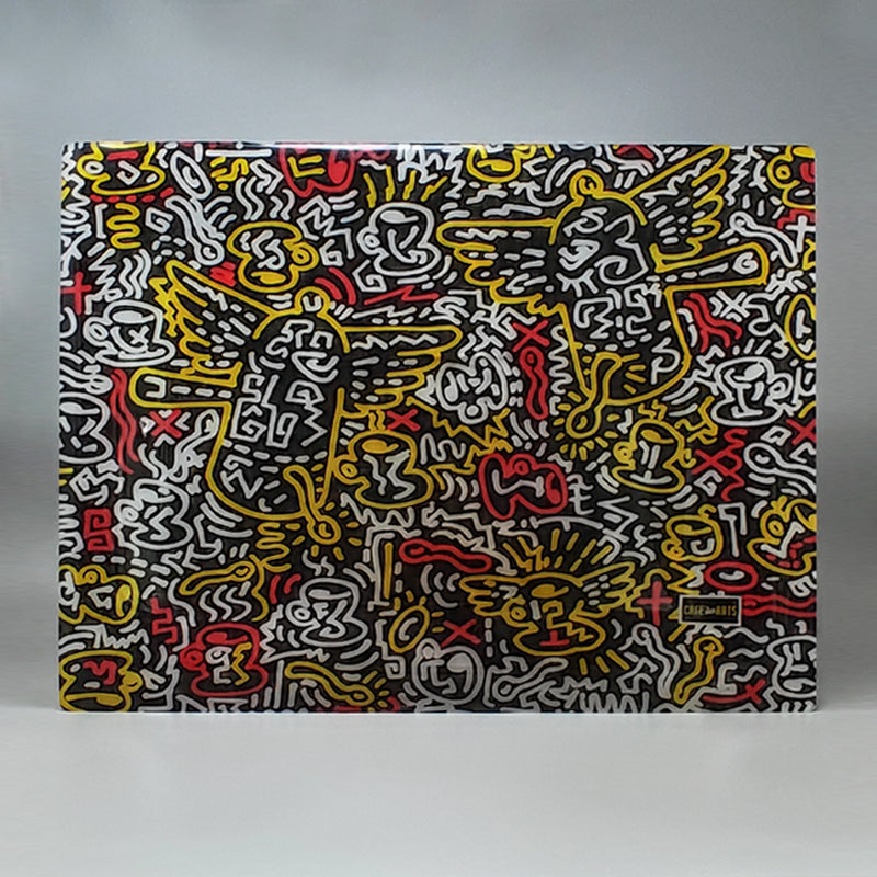 1990s Gorgeous Pop Art Keith Haring Serving Tray by Café des Arts