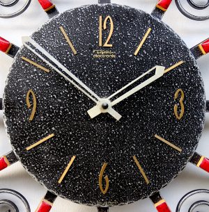 Rustikal West German Clock By Diehl, 1960s