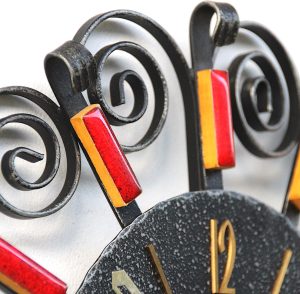 Rustikal West German Clock By Diehl, 1960s