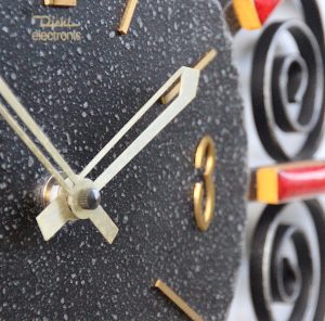 Rustikal West German Clock By Diehl, 1960s