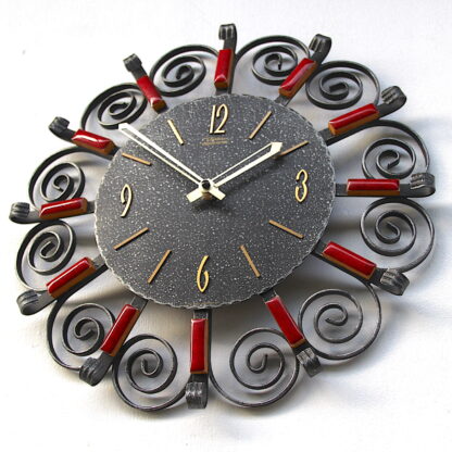 Rustikal West German Clock By Diehl, 1960s - Image 2