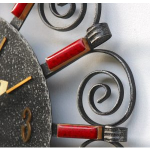 Rustikal West German Clock By Diehl, 1960s