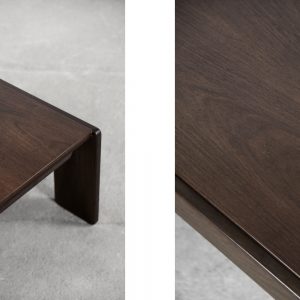 Mid-Century Modern Teak Coffee Table Bastiano by Tobia; Afra Scarpa for Gavina, 1960s