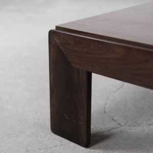 Mid-Century Modern Teak Coffee Table Bastiano by Tobia; Afra Scarpa for Gavina, 1960s
