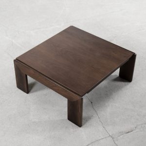 Mid-Century Modern Teak Coffee Table Bastiano by Tobia; Afra Scarpa for Gavina, 1960s