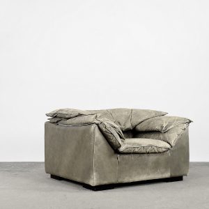 Vintage Danish Monza Leather Armchairs by Jens Juul Eilersen for Niels Eilersen, 1970s
