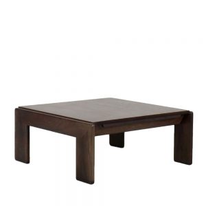 Mid-Century Modern Teak Coffee Table Bastiano by Tobia; Afra Scarpa for Gavina, 1960s