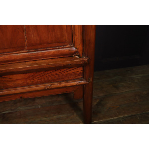 18th Century Chinese Hardwood Tapered Cabinet