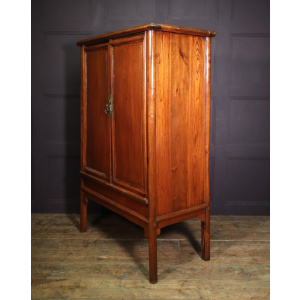 18th Century Chinese Hardwood Tapered Cabinet