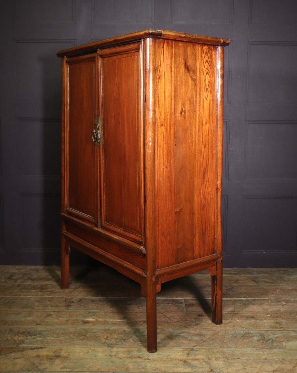 18th Century Chinese Hardwood Tapered Cabinet