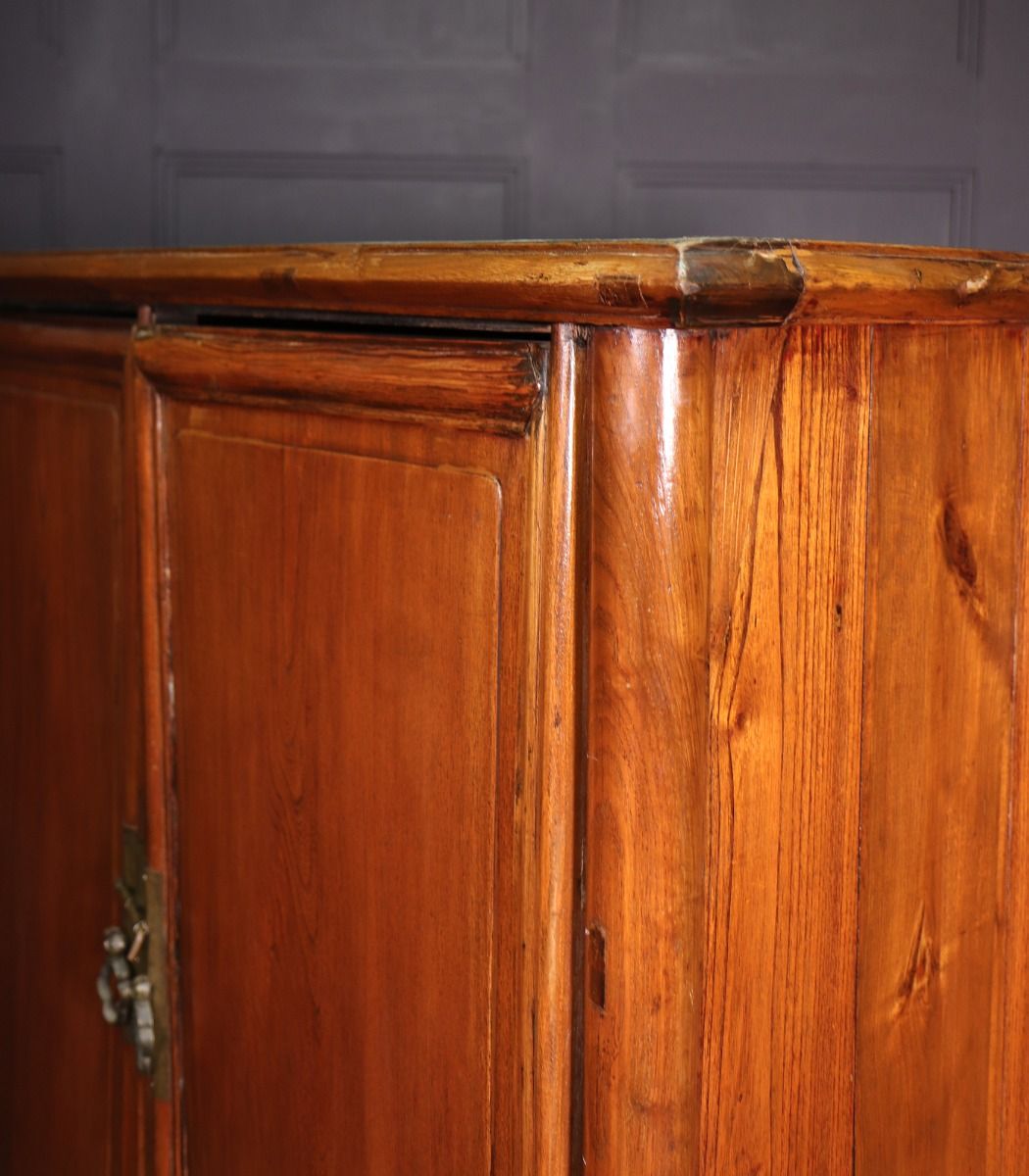 18th Century Chinese Hardwood Tapered Cabinet