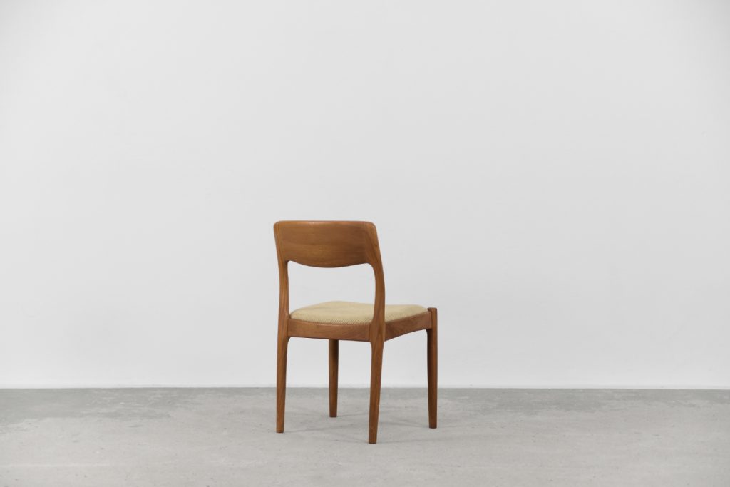Vintage Danish Modern Dining Teak Chair by Juul Kristensen for JK Denmark, 1960s