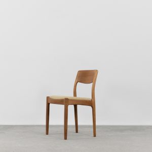 Vintage Danish Modern Dining Teak Chair by Juul Kristensen for JK Denmark, 1960s