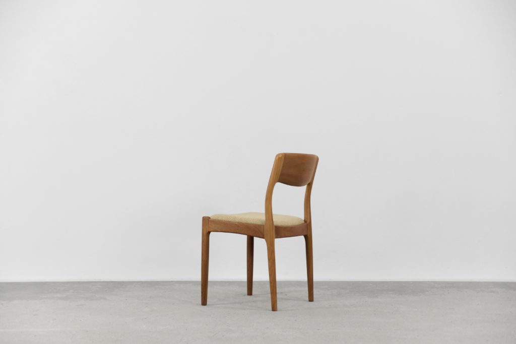 Vintage Danish Modern Dining Teak Chair by Juul Kristensen for JK Denmark, 1960s