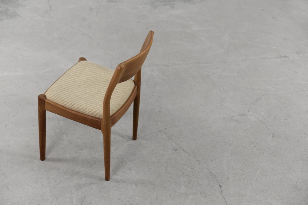 Vintage Danish Modern Dining Teak Chair by Juul Kristensen for JK Denmark, 1960s