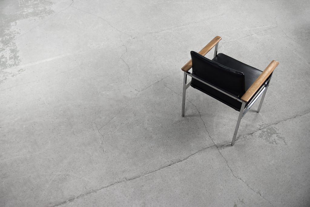 Mid-Century Scandinavian Black Leather Armchair by Sigvard Bernadotte for France & Søn, 1960s