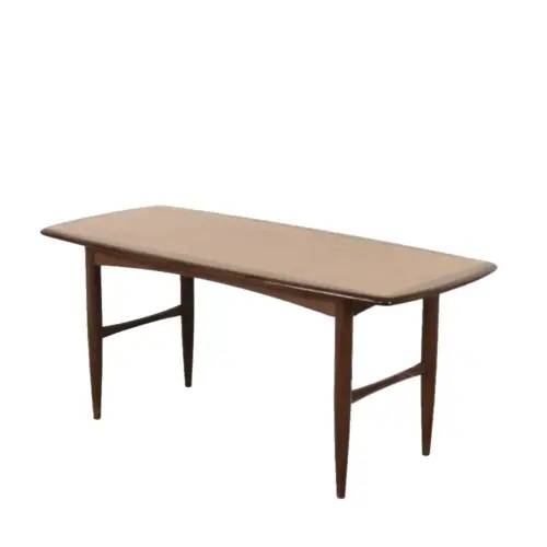 Mid-Century Modern Swedish Teak Coffee Table from HMB Möbler Rörvik, 1950s