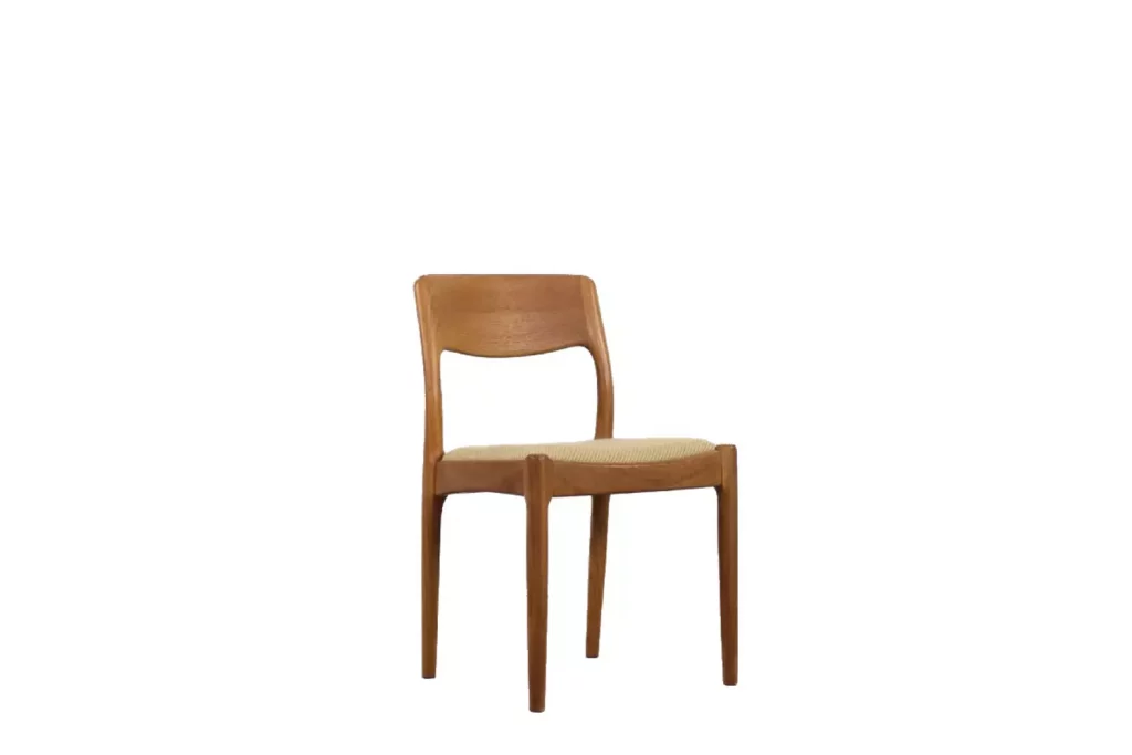 Vintage Danish Modern Dining Teak Chair by Juul Kristensen for JK Denmark, 1960s