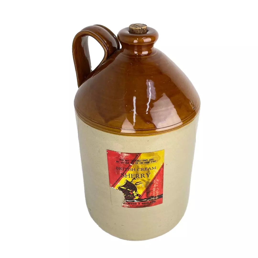 Vintage Stoneware Flagoon