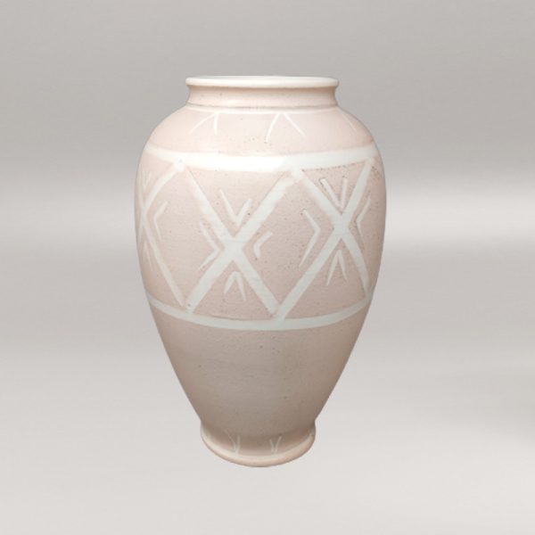 1960s Pink Vase in Ceramic by Deruta. Handmade Made in Italy - Image 2