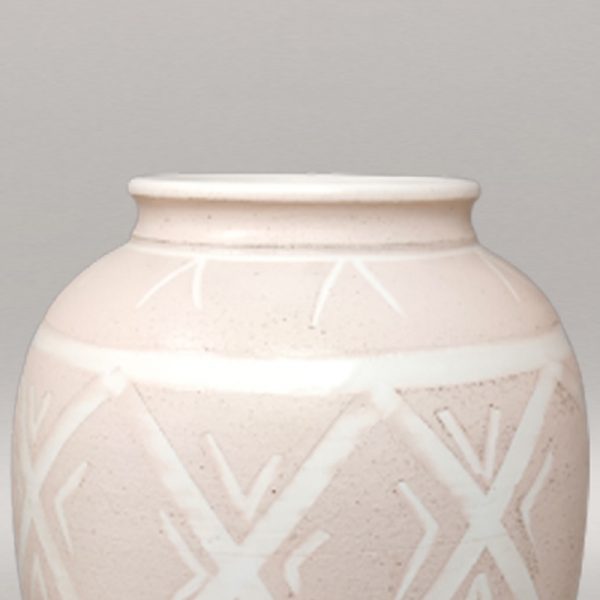 1960s Pink Vase in Ceramic by Deruta. Handmade Made in Italy - Image 4