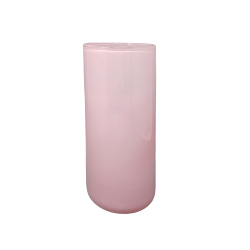 1960s Pink Vase By Ca' Dei Vetrai in Murano Glass.