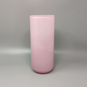 1960s Pink Vase By Ca' Dei Vetrai in Murano Glass.