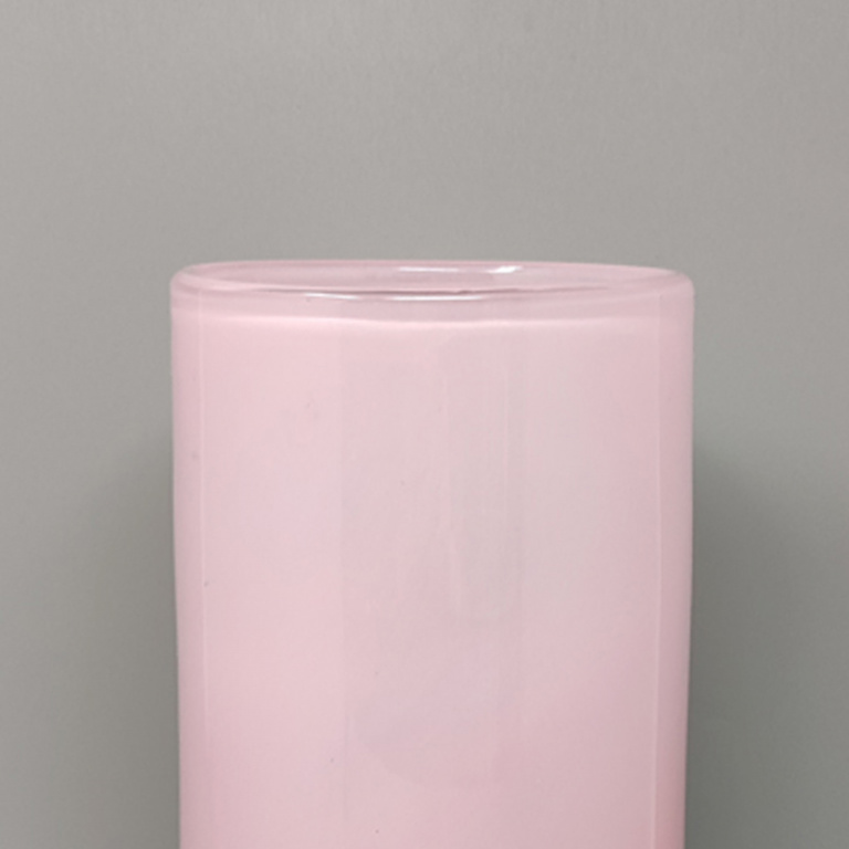 1960s Pink Vase By Ca' Dei Vetrai in Murano Glass. - Image 4
