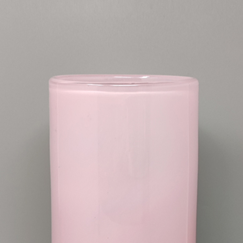 1960s Pink Vase By Ca' Dei Vetrai in Murano Glass.