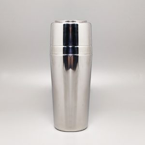 1970s Cocktail Shaker With Ice Bucket by Mepra. Made in Italy