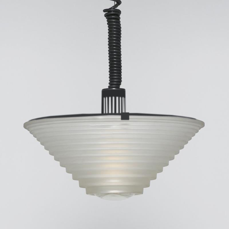 1970s Artemide “Egina 38” Pendant Lamp by Angelo Mangiarotti.