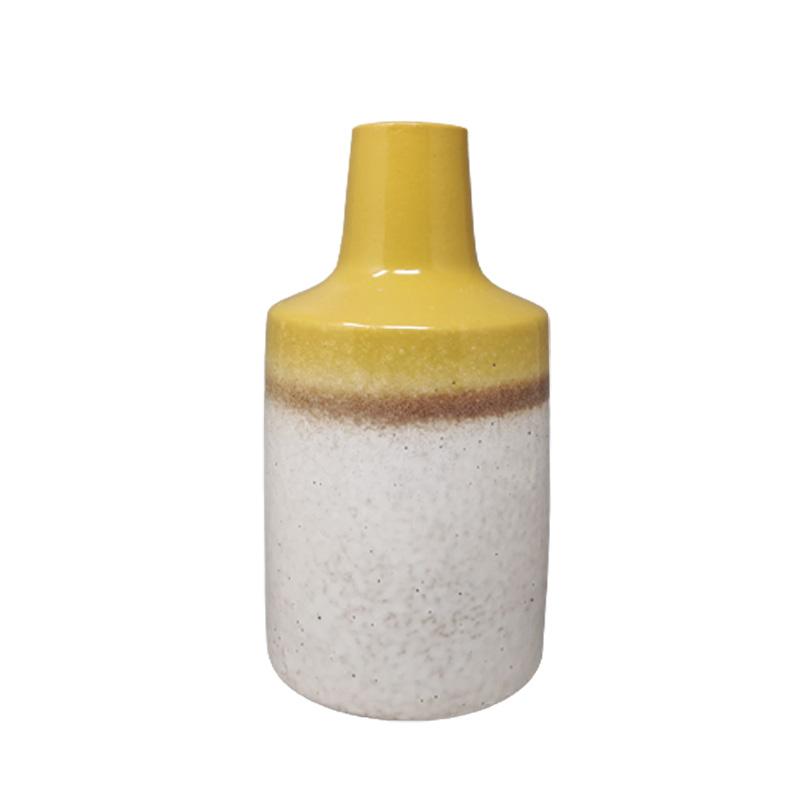 1970s Vase in Ceramic by F.lli Brambilla. Made in Italy