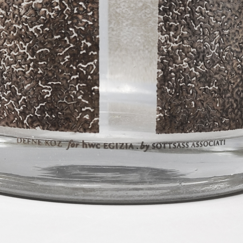 1980s Vase by Sottsass Associati for Egizia. Made in italy