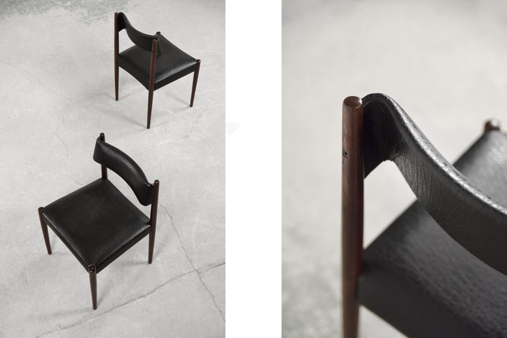 Vintage Mid-Century Modern Dutch Dinning Chair by Aksel Bender Madsen for Bovenkamp, 1960s