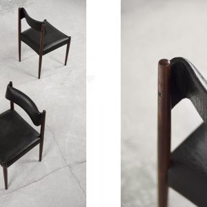 Vintage Mid-Century Modern Dutch Dinning Chair by Aksel Bender Madsen for Bovenkamp, 1960s