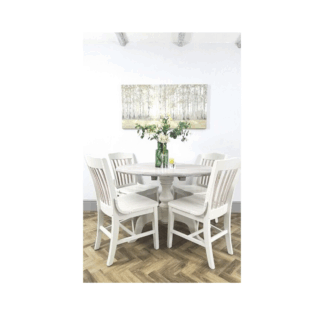 Kitchen/Dining Round Table and Four Chairs