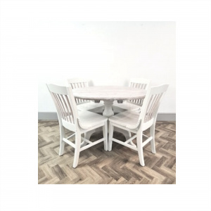 Kitchen/Dining Round Table and Four Chairs