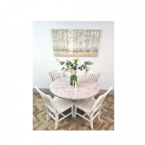Kitchen/Dining Round Table and Four Chairs