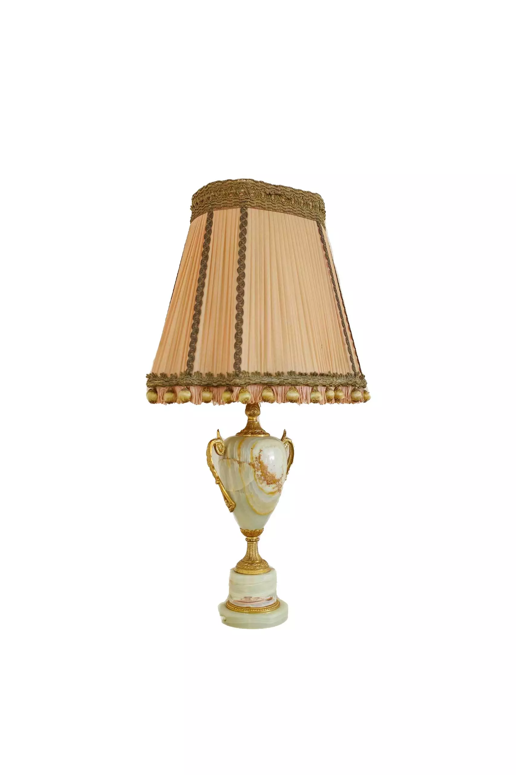 Onyx Marble Table Lamp with Shade