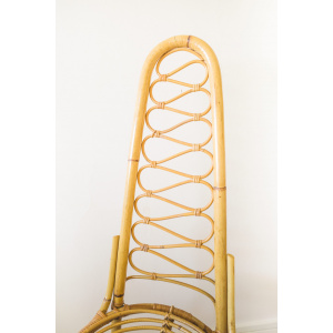 Rare Original Bamboo High Backrest Chair