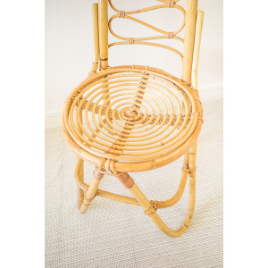 Rare Original Bamboo High Backrest Chair