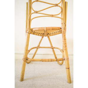 Rare Original Bamboo High Backrest Chair
