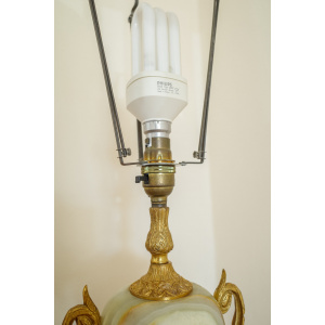 Onyx Marble Table Lamp with Shade