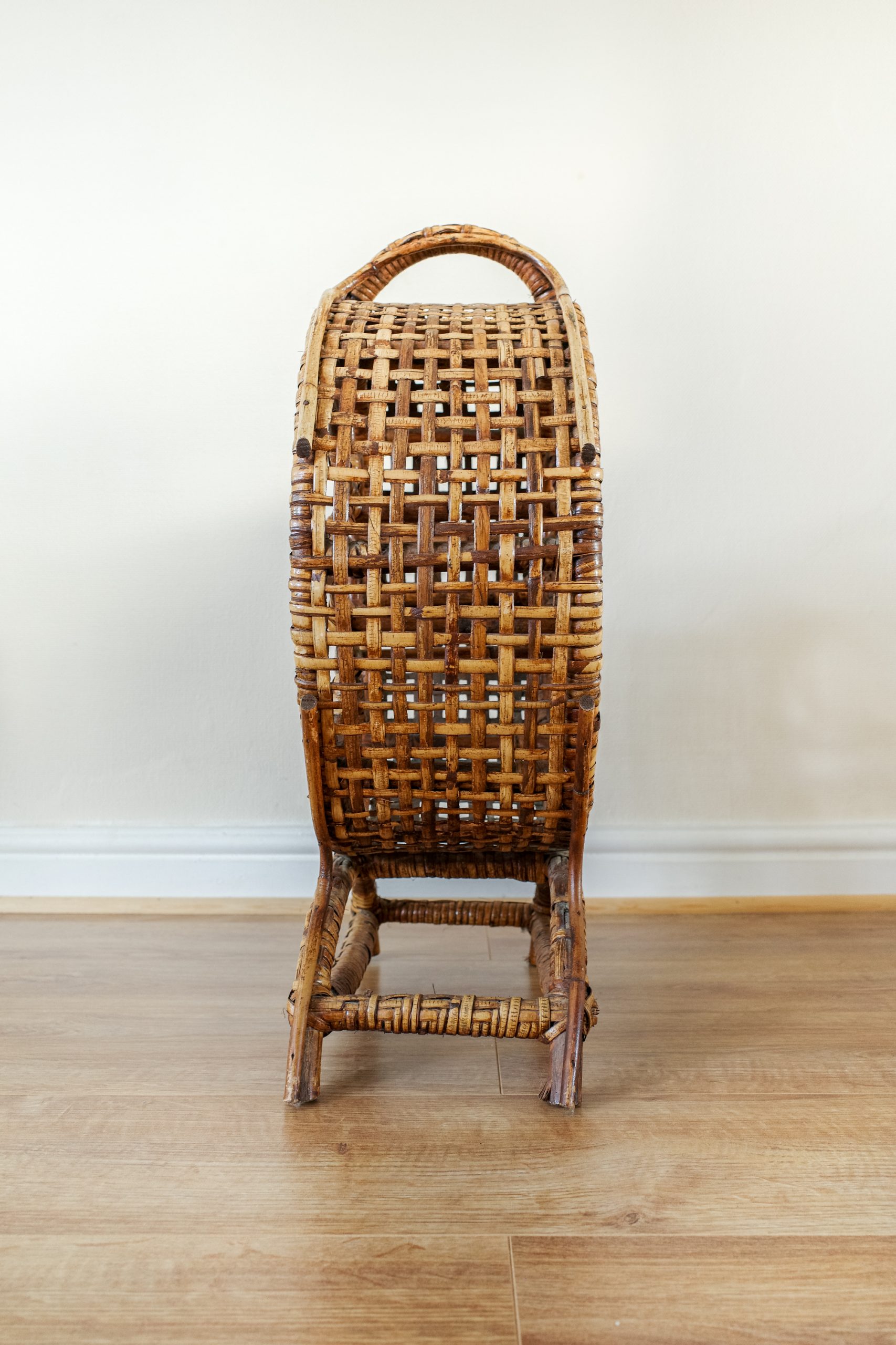 Large Bamboo 7 Wine Rack / Bottle Holder