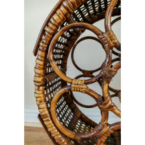 Large Bamboo 7 Wine Rack / Bottle Holder