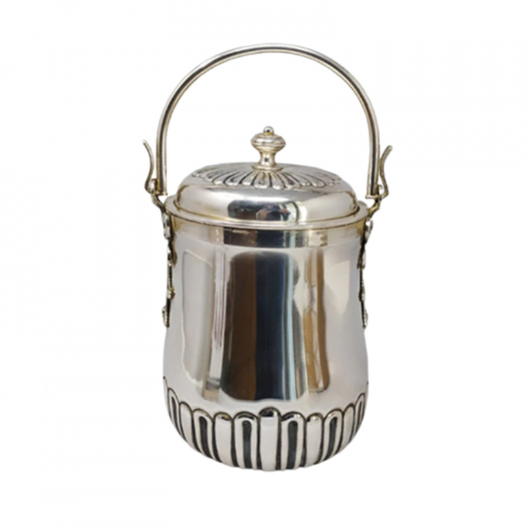 1950s Ice Bucket in by Aldo Tura for Macabo. Made in Italy.