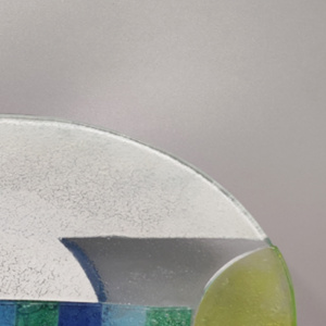 1960s Centerpiece in Murano Glass by Dogi. Made in Italy